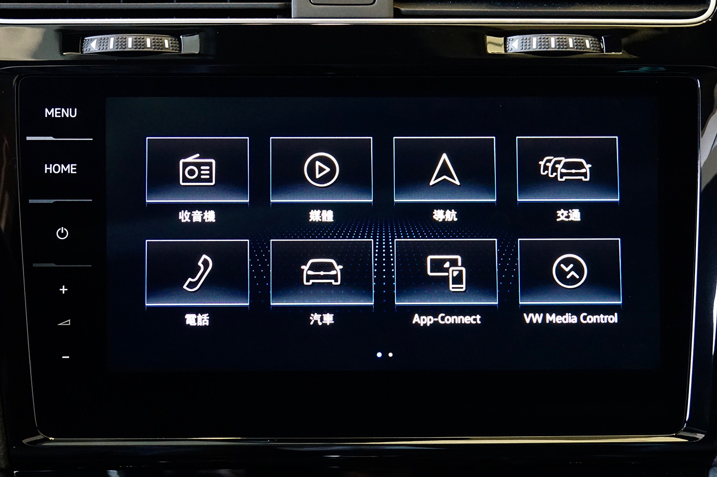 Golf R 觸控螢幕 Menu